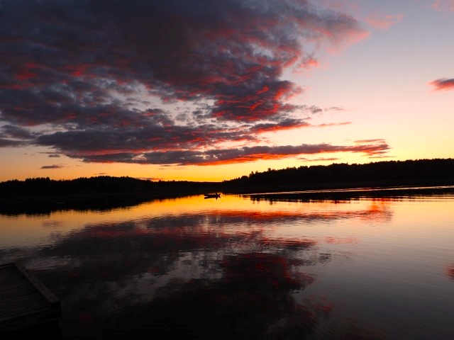 Dolberg Lake sunset